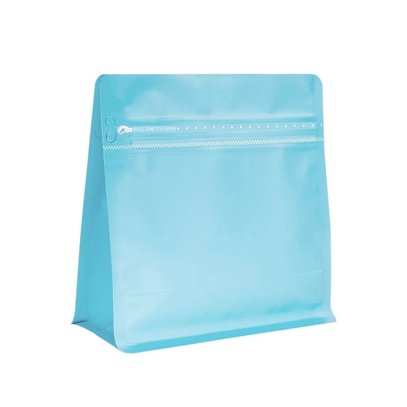 TP-S1FB-1 Custom Matt Black Coffee Beans Packaging Bags - Premium Aluminum Foil with Degassing Valve 02