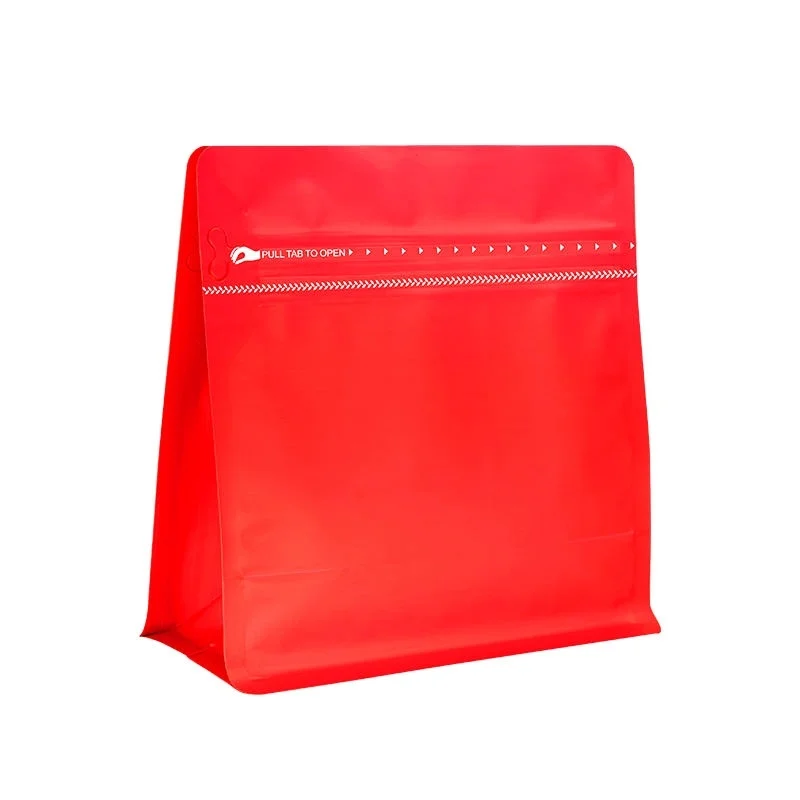 TP-S1FB-1 Custom Matt Black Coffee Beans Packaging Bags - Premium Aluminum Foil with Degassing Valve 05